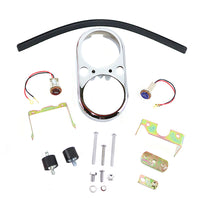 39-0244 - FXS Dash Housing Kit Chrome by V-Twin