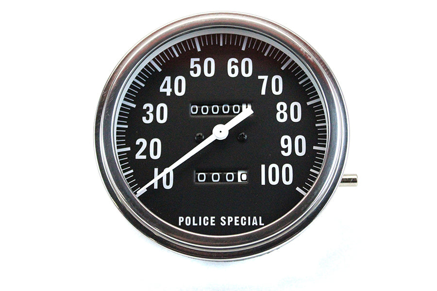 39-0293 - Replica Police 2:1 Speedometer by V-Twin