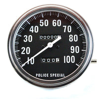 39-0293 - Replica Police 2:1 Speedometer by V-Twin