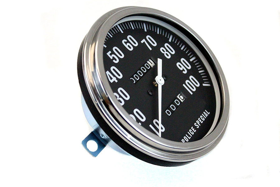39-0293 - Replica Police 2:1 Speedometer by V-Twin