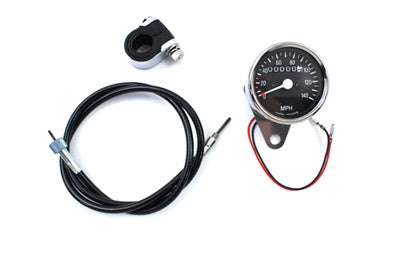 39-0315 - Mini 60mm Speedometer Kit with 2:1 Ratio by V-Twin