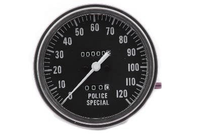 39-0322 - Police Special 1:1 Speedometer by V-Twin