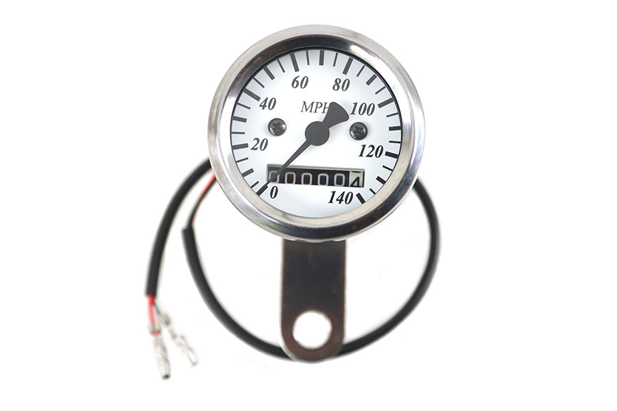39-0365 - Deco Mini 48mm Speedometer Kit with 2:1 Ratio by V-Twin