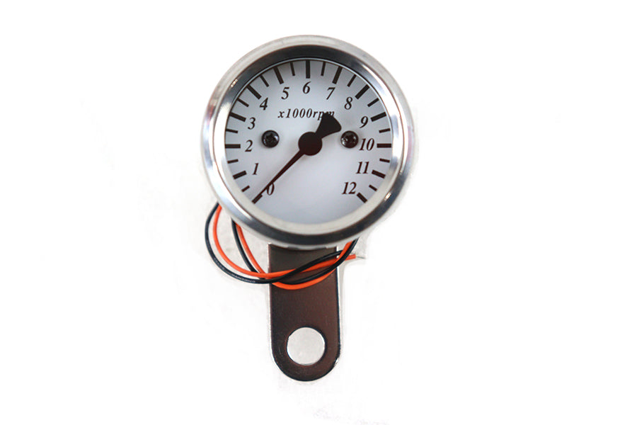 39-0366 - Deco 48mm Mechanical Tachometer Kit with 2:1 Ratio by V-Twin