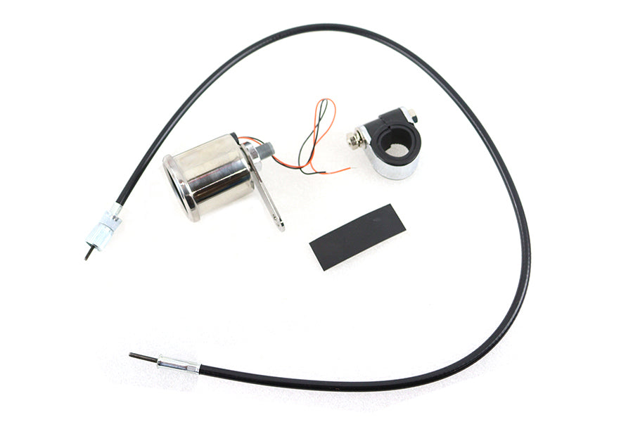 39-0366 - Deco 48mm Mechanical Tachometer Kit with 2:1 Ratio by V-Twin