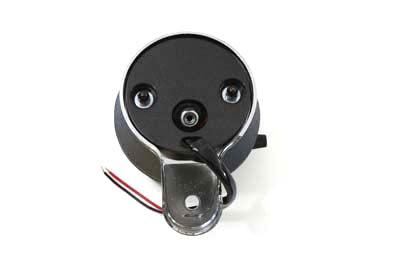 39-0372 - Speedometer Black Plastic Style 2:1 by V-Twin