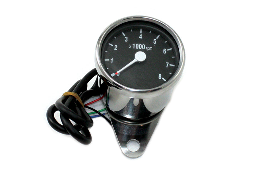 39-0392 - Mini 60mm Electronic Tachometer by V-Twin