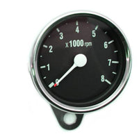 39-0392 - Mini 60mm Electronic Tachometer by V-Twin