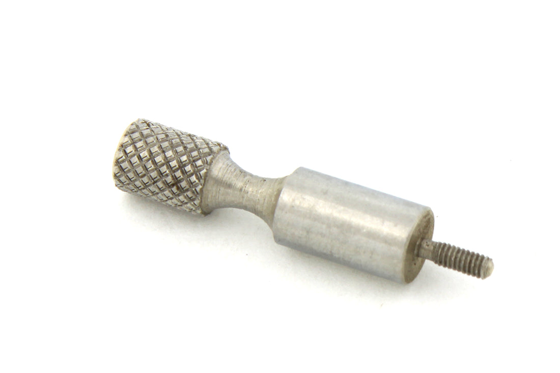 39-0406 - Knurled Stainless Steel Speedometer Reset Knob by V-Twin