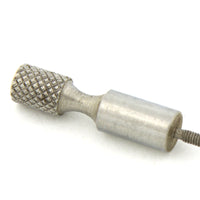 39-0406 - Knurled Stainless Steel Speedometer Reset Knob by V-Twin