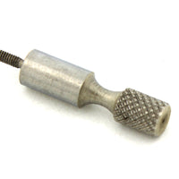 39-0406 - Knurled Stainless Steel Speedometer Reset Knob by V-Twin