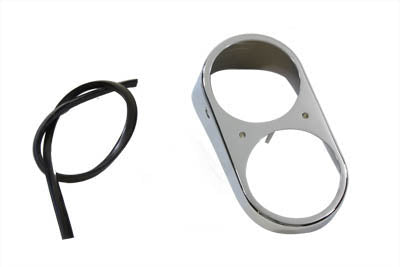 39-0424 - Chrome Dash Cover by V-Twin