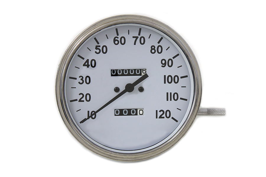 39-0428 - Replica 2:1 Speedometer with Black Needle by V-Twin