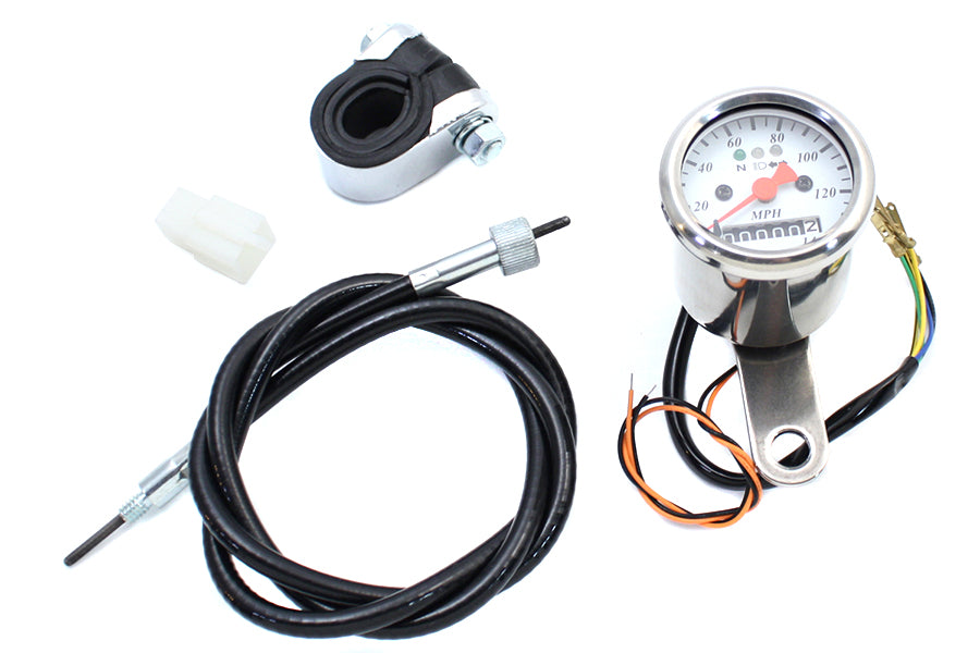 39-0440 - Mini 48mm Speedometer with 2240:60 Ratio by V-Twin