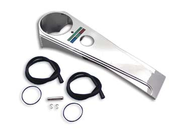 39-0450 - Chrome Long Rider Style Dash Panel by V-Twin