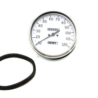 39-0480 - Replica 2:1 Speedometer with Black Needle by V-Twin