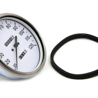 39-0480 - Replica 2:1 Speedometer with Black Needle by V-Twin