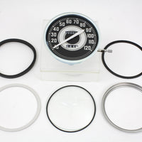 39-0481 - Replica 2:1 Speedometer with White Needle by V-Twin