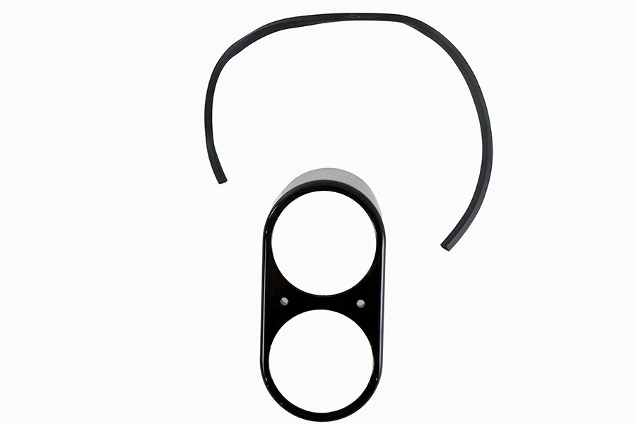 39-0484 - FXDL Dash Panel Black by V-Twin