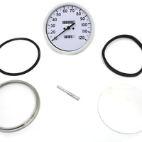 39-0487 - Replica 2:1 Speedometer with Black Needle by V-Twin
