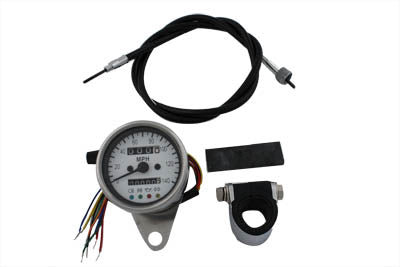 39-0550 - Mini 60mm Speedometer with 2:1 Ratio by V-Twin