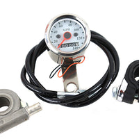 39-0554 - Deco Mini 48mm Speedometer Kit with 2:1 Ratio by V-Twin