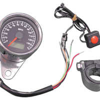 39-0593 - 60mm Mini Electric Speedometer by V-Twin