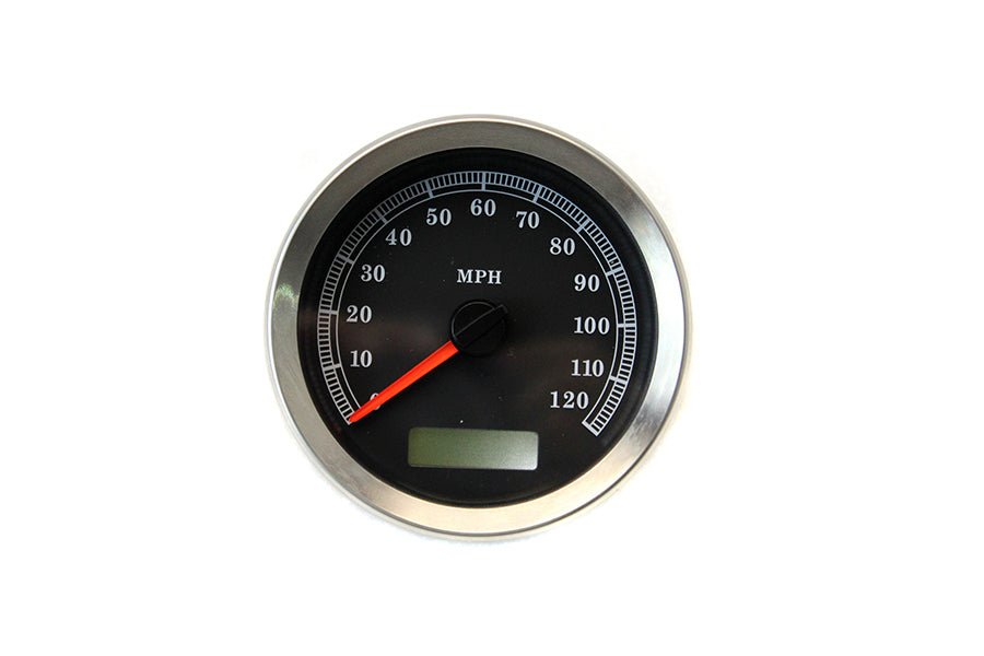39-0659 - Programmable Gauge with Black Face by V-Twin