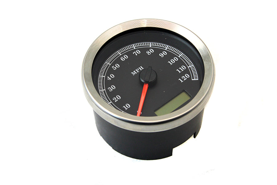 39-0659 - Programmable Gauge with Black Face by V-Twin