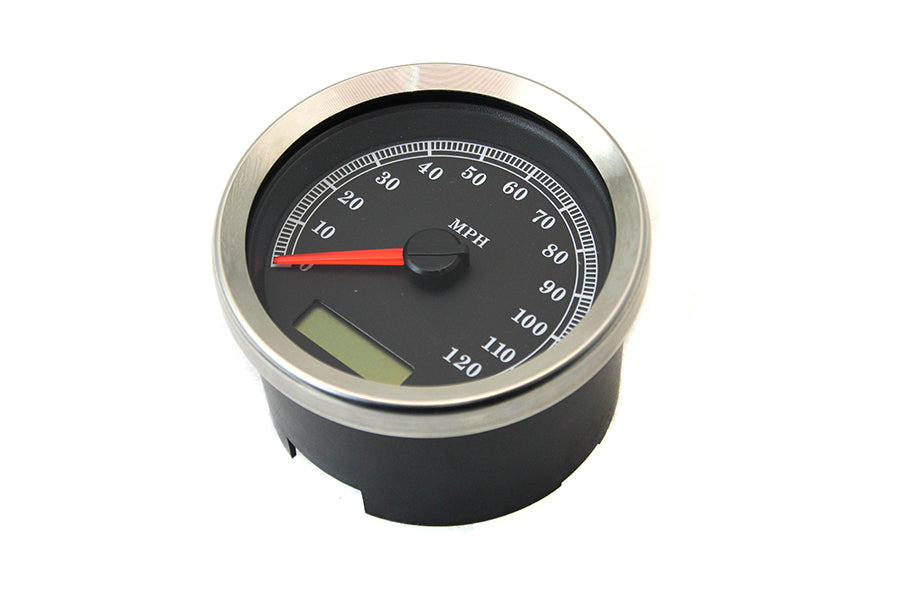 39-0659 - Programmable Gauge with Black Face by V-Twin