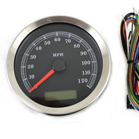 39-0663 - Programmable Gauge with Black Face by V-Twin