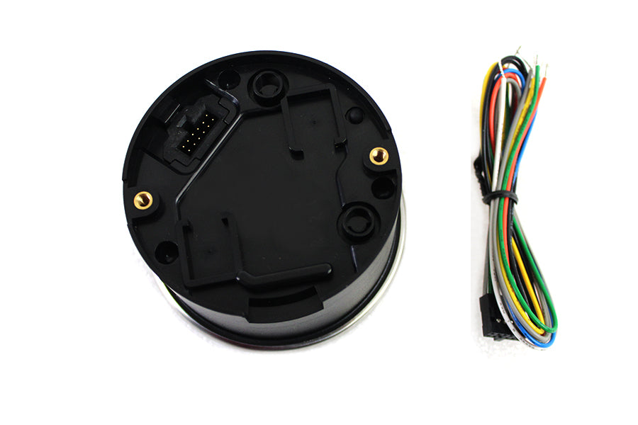 39-0663 - Programmable Gauge with Black Face by V-Twin
