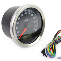 39-0663 - Programmable Gauge with Black Face by V-Twin
