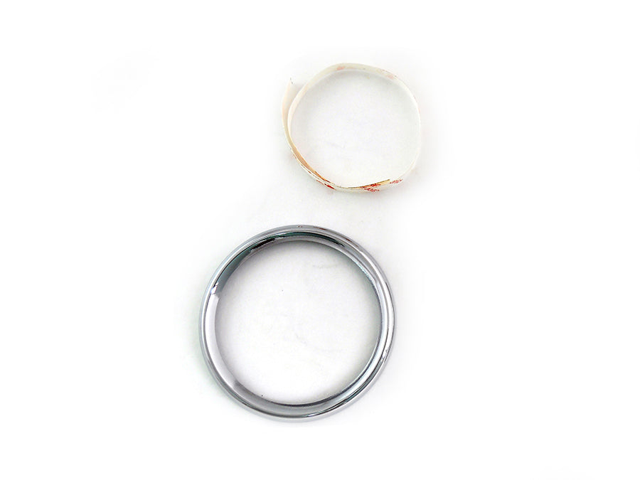 39-0702 - 4 inch Gauge Bezel Cover Chrome by V-Twin