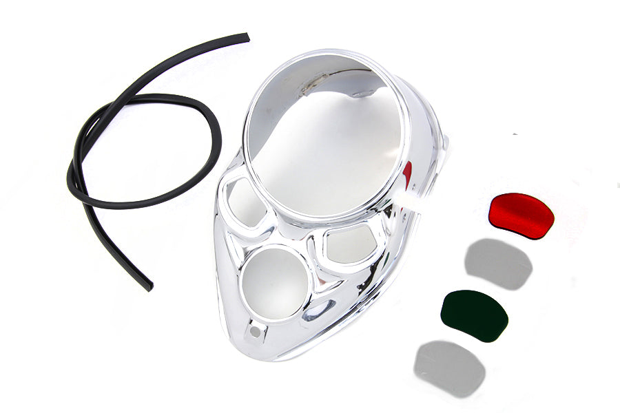 39-0749 - Chrome Dash Panel by V-Twin