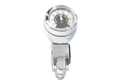 39-0786 - Temperature Gauge with Mount Chrome by V-Twin