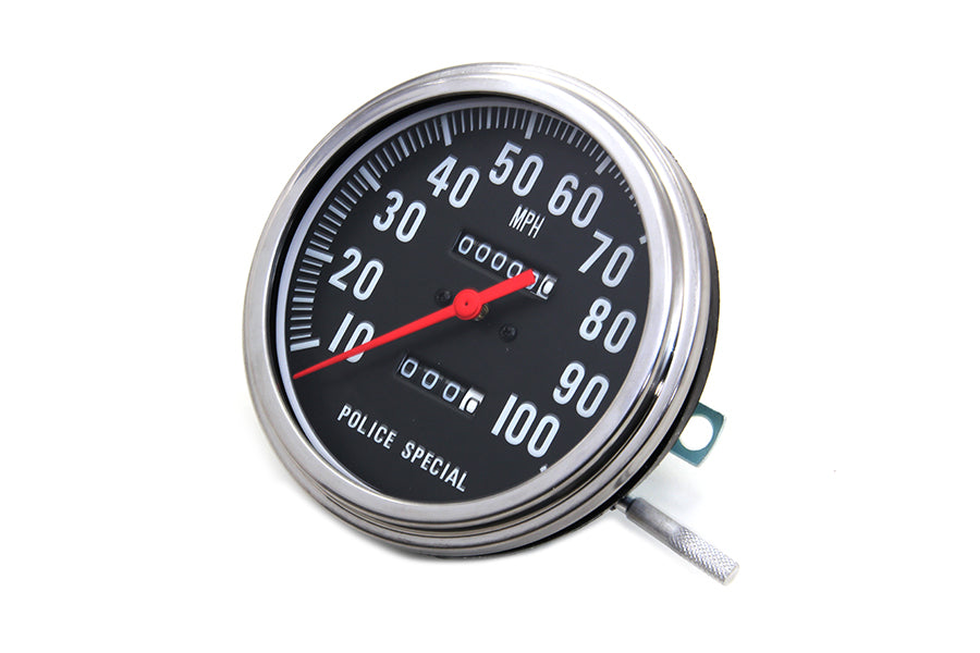 39-0862 - Police Speedometer 2:1 Ratio by V-Twin