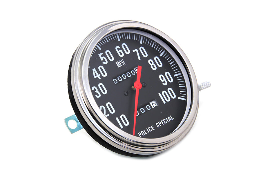 39-0862 - Police Speedometer 2:1 Ratio by V-Twin