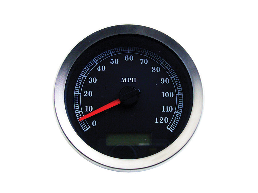 39-0876 - 4  Electronic Speedometer Assembly Black by V-Twin