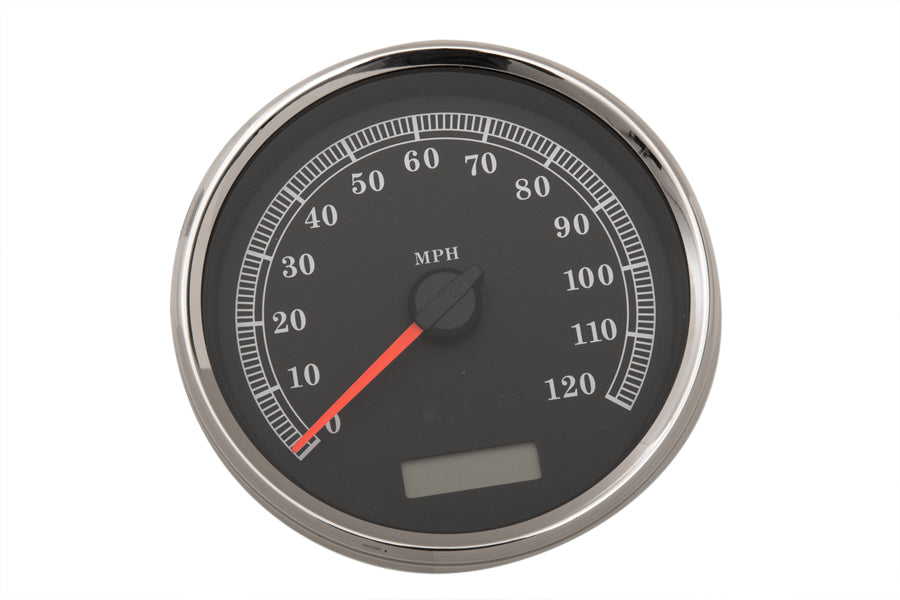 39-0880 - 5  Electronic Speedometer Assembly Black by V-Twin