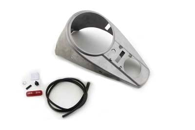 39-0953 - Raw Two Light Dash Panel by V-Twin