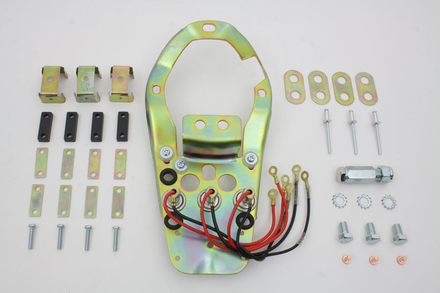 39-0959 - Three Light Dash Base by V-Twin