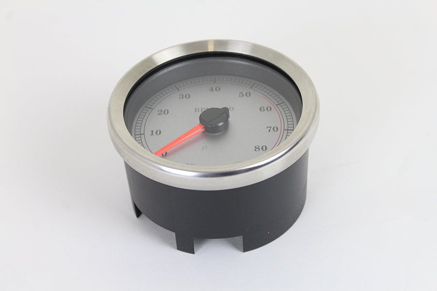 39-0983 - 4  Silver Electronic Tachometer by V-Twin