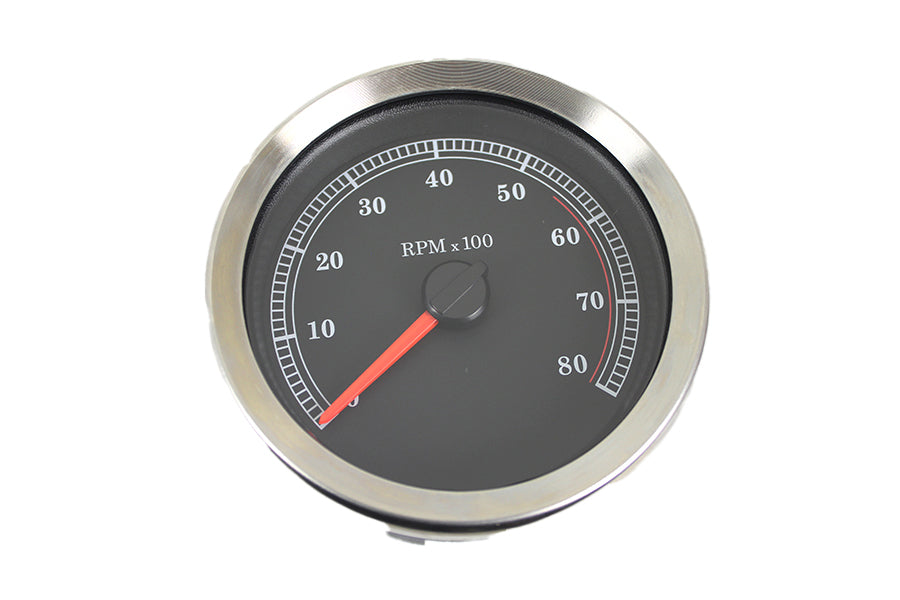 39-0984 - 4  Black Electronic Tachometer by V-Twin