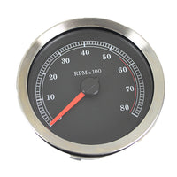 39-0984 - 4  Black Electronic Tachometer by V-Twin