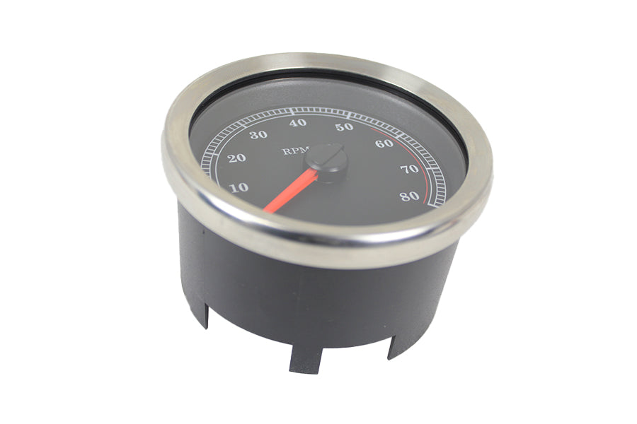 39-0984 - 4  Black Electronic Tachometer by V-Twin
