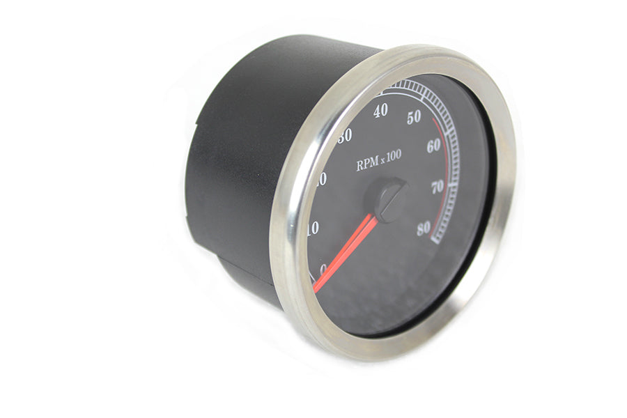 39-0984 - 4  Black Electronic Tachometer by V-Twin