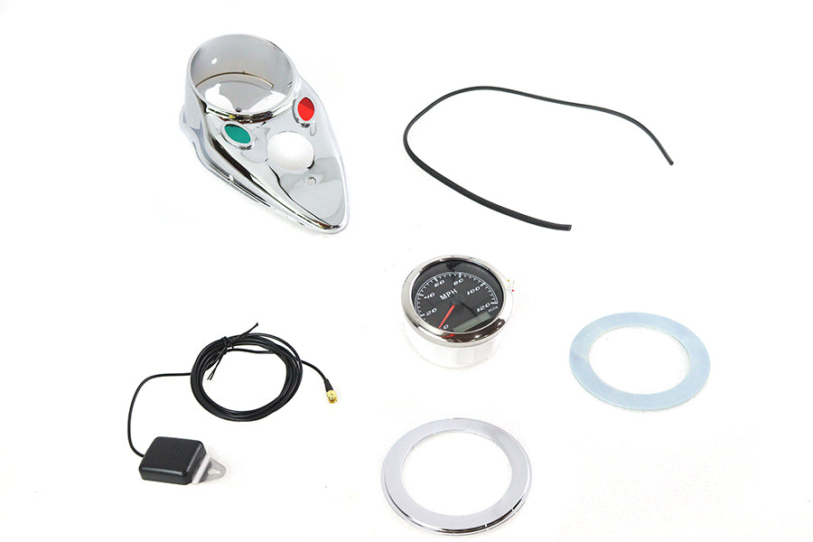 39-1133 - 85mm GPS Speedometer Kit by V-Twin