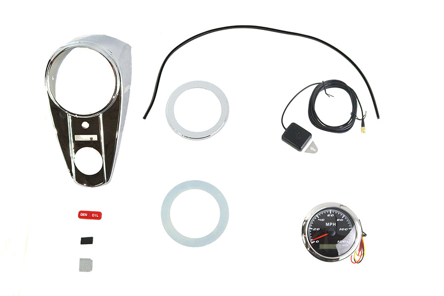 39-1134 - 85mm GPS Speedometer Kit by V-Twin