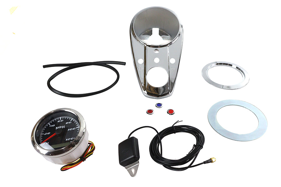 39-1148 - 85mm GPS Speedometer Kit by V-Twin